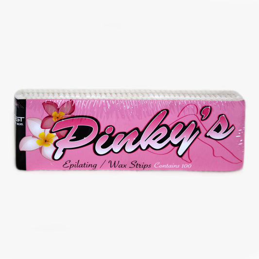Bleached Muslin Waxing Strips - Pack of 100.